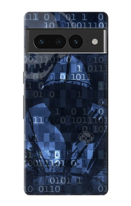 S3431 Digital Code Cyber Hacker Case For Google Pixel 7 Pro