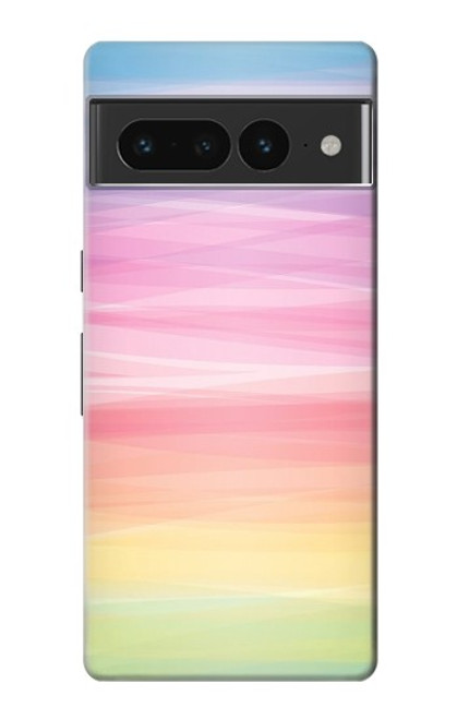 S3507 Colorful Rainbow Pastel Case For Google Pixel 7 Pro