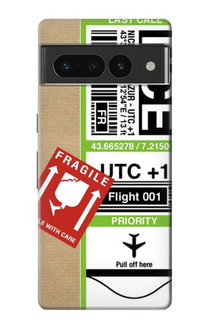 S3543 Luggage Tag Art Case For Google Pixel 7 Pro