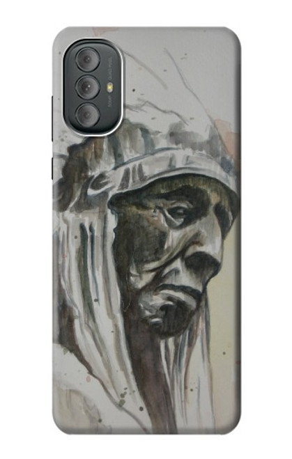 W0792 Indian Chief Hard Case and Leather Flip Case For Motorola Moto G Power 2022, G Play 2023