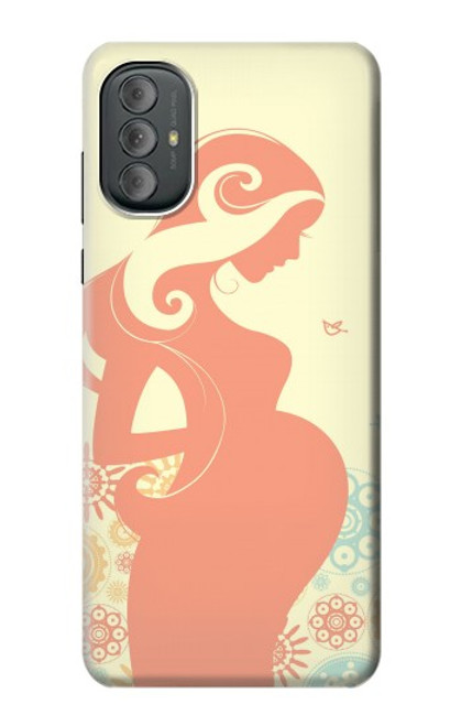 W0815 Pregnant Art Hard Case and Leather Flip Case For Motorola Moto G Power 2022, G Play 2023