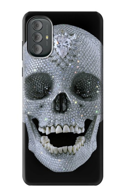 W1286 Diamond Skull Hard Case and Leather Flip Case For Motorola Moto G Power 2022, G Play 2023