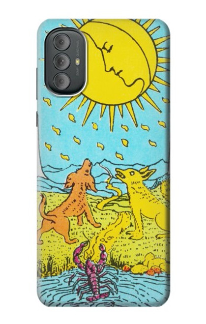 W3435 Tarot Card Moon Hard Case and Leather Flip Case For Motorola Moto G Power 2022, G Play 2023