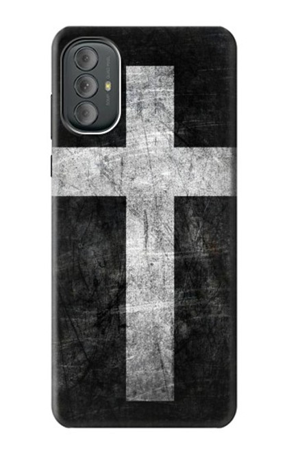 W3491 Christian Cross Hard Case and Leather Flip Case For Motorola Moto G Power 2022, G Play 2023