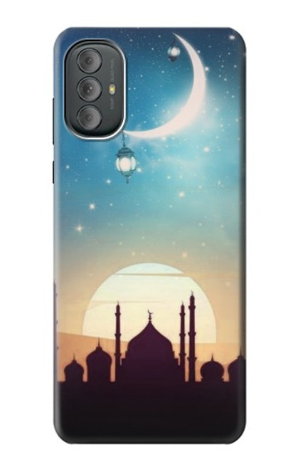 W3502 Islamic Sunset Hard Case and Leather Flip Case For Motorola Moto G Power 2022, G Play 2023