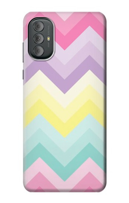 W3514 Rainbow Zigzag Hard Case and Leather Flip Case For Motorola Moto G Power 2022, G Play 2023