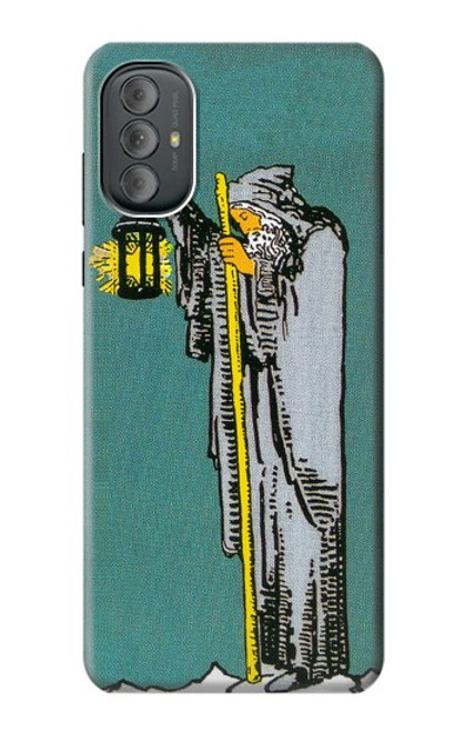 W3741 Tarot Card The Hermit Hard Case and Leather Flip Case For Motorola Moto G Power 2022, G Play 2023