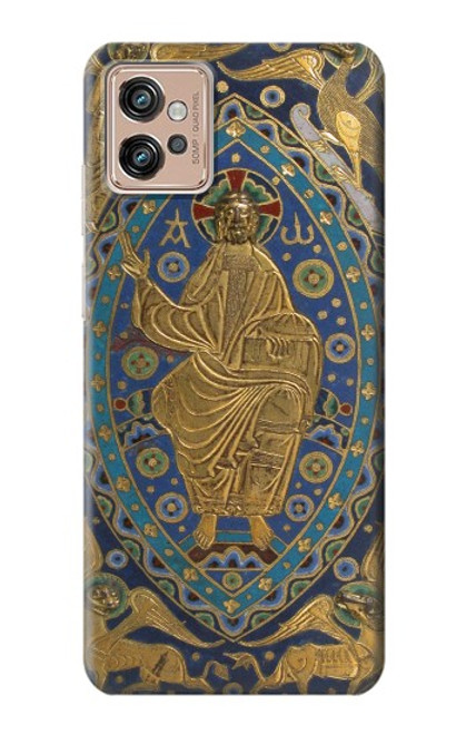 W3620 Book Cover Christ Majesty Hard Case and Leather Flip Case For Motorola Moto G32