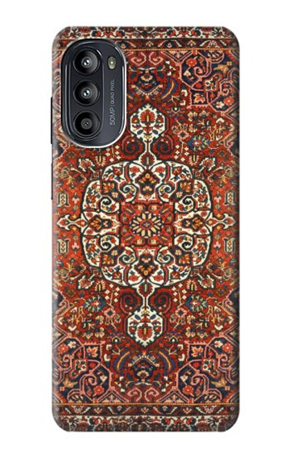 W3813 Persian Carpet Rug Pattern Hard Case and Leather Flip Case For Motorola Moto G52, G82 5G