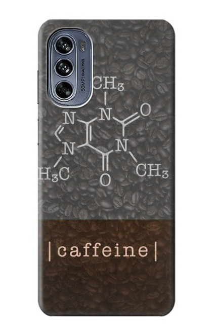 W3475 Caffeine Molecular Hard Case and Leather Flip Case For Motorola Moto G62 5G