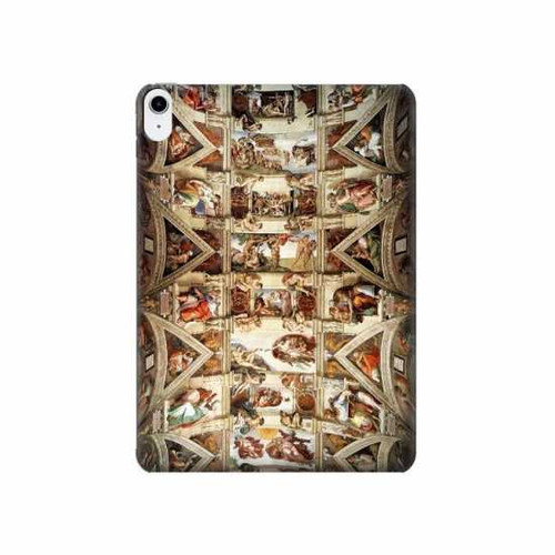 W0177 Michelangelo Chapel ceiling Tablet Hard Case For iPad 10.9 (2022)