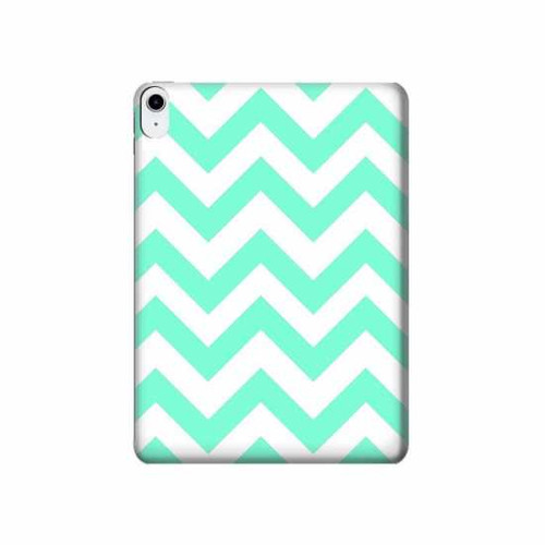 W1723 Mint Chevron Zigzag Tablet Hard Case For iPad 10.9 (2022)