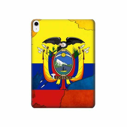 W3020 Ecuador Flag Tablet Hard Case For iPad 10.9 (2022)