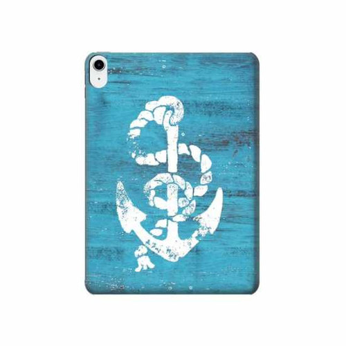 W3053 Marine Anchor Blue Tablet Hard Case For iPad 10.9 (2022)