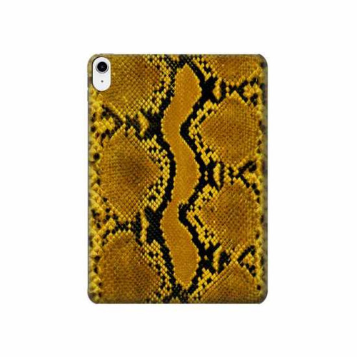 W3365 Yellow Python Skin Graphic Print Tablet Hard Case For iPad 10.9 (2022)