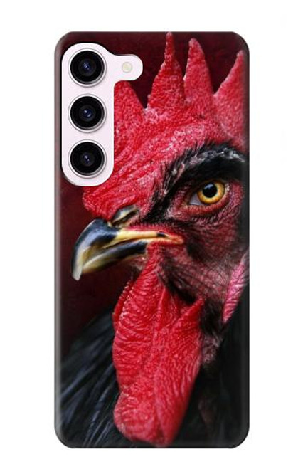 W3797 Chicken Rooster Hard Case and Leather Flip Case For Samsung Galaxy S23