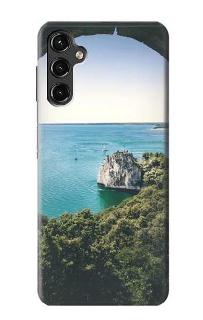 W3865 Europe Duino Beach Italy Hard Case and Leather Flip Case For Samsung Galaxy A14 5G