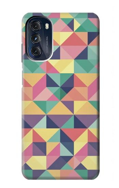 W2379 Variation Pattern Hard Case and Leather Flip Case For Motorola Moto G 5G (2023)