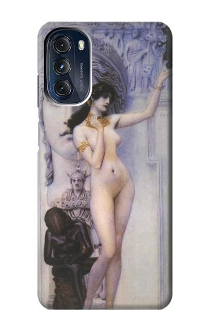 W3353 Gustav Klimt Allegory of Sculpture Hard Case and Leather Flip Case For Motorola Moto G 5G (2023)