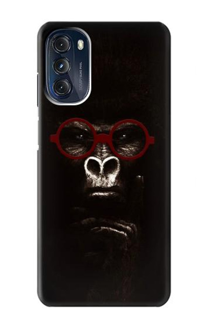 W3529 Thinking Gorilla Hard Case and Leather Flip Case For Motorola Moto G 5G (2023)