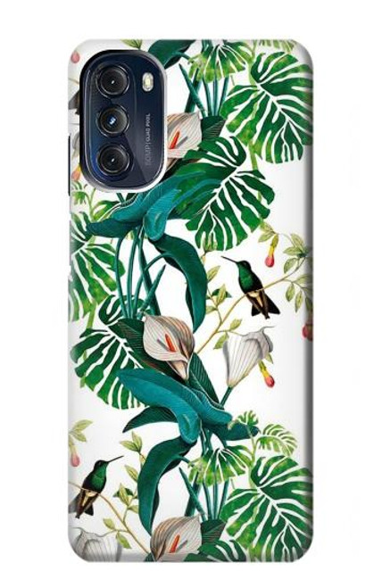 W3697 Leaf Life Birds Hard Case and Leather Flip Case For Motorola Moto G 5G (2023)