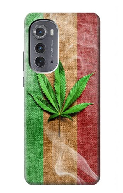 W2109 Smoke Reggae Rasta Flag Hard Case and Leather Flip Case For Motorola Edge (2022)