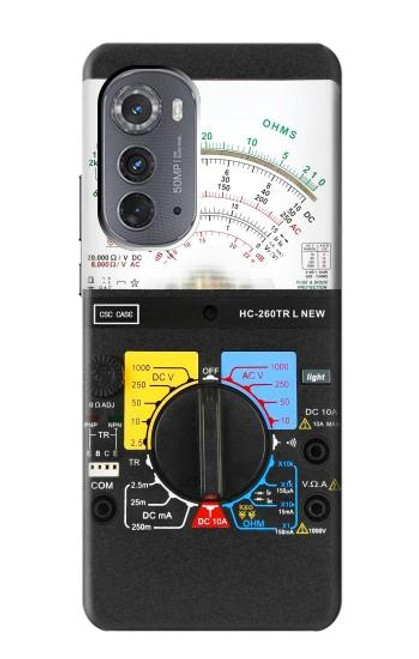 W2660 Analog Multimeter Graphic Printed Hard Case and Leather Flip Case For Motorola Edge (2022)