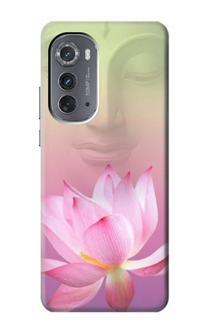 W3511 Lotus flower Buddhism Hard Case and Leather Flip Case For Motorola Edge (2022)