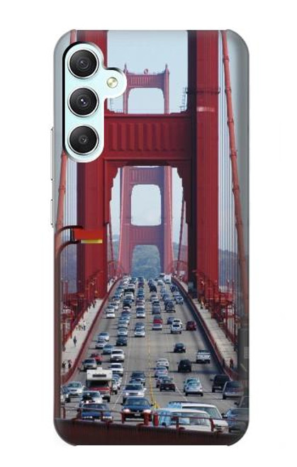 W2637 Golden Gate Bridge Hard Case and Leather Flip Case For Samsung Galaxy A34 5G