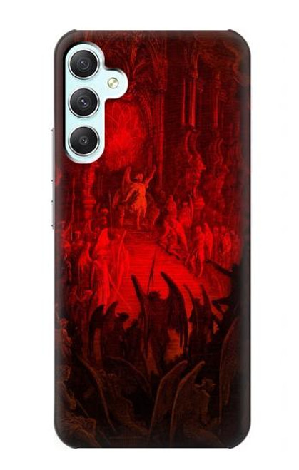 W3583 Paradise Lost Satan Hard Case and Leather Flip Case For Samsung Galaxy A34 5G