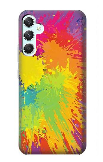 W3675 Color Splash Hard Case and Leather Flip Case For Samsung Galaxy A34 5G