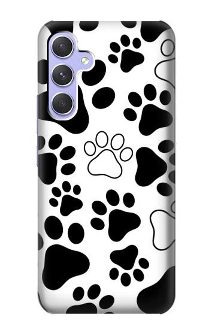 W2904 Dog Paw Prints Hard Case and Leather Flip Case For Samsung Galaxy A54 5G