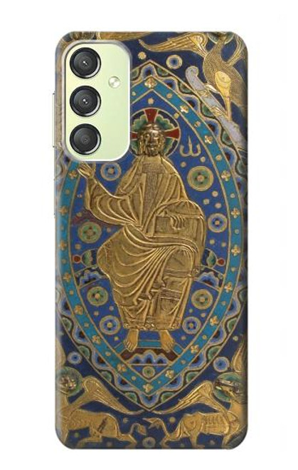 W3620 Book Cover Christ Majesty Hard Case and Leather Flip Case For Samsung Galaxy A24 4G