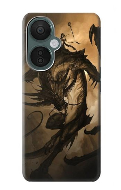 W0388 Dragon Rider Hard Case and Leather Flip Case For OnePlus Nord CE 3 Lite, Nord N30 5G