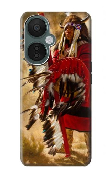 W0817 Red Indian Hard Case and Leather Flip Case For OnePlus Nord CE 3 Lite, Nord N30 5G