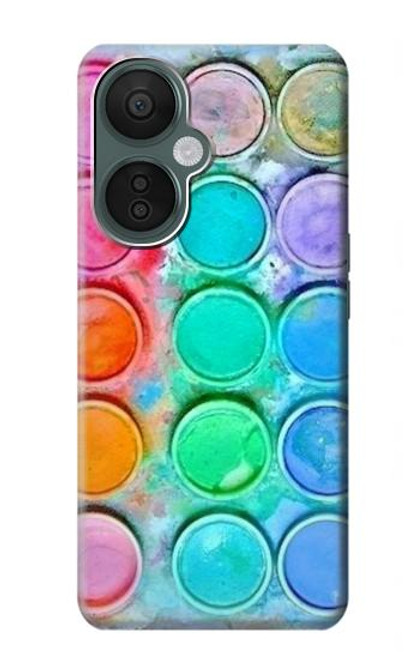 W3235 Watercolor Mixing Hard Case and Leather Flip Case For OnePlus Nord CE 3 Lite, Nord N30 5G