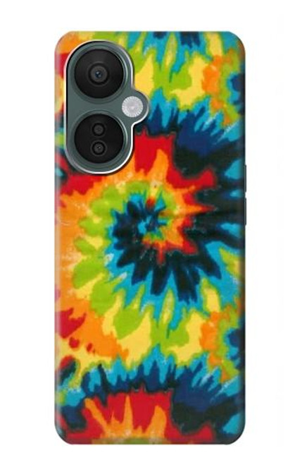 W3459 Tie Dye Hard Case and Leather Flip Case For OnePlus Nord CE 3 Lite, Nord N30 5G