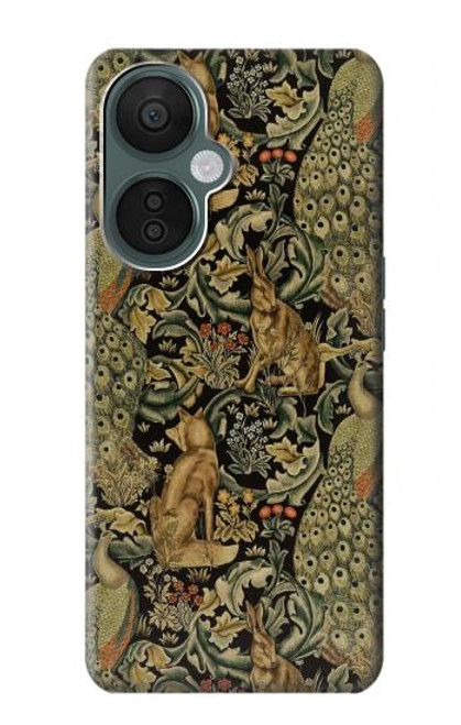 W3661 William Morris Forest Velvet Hard Case and Leather Flip Case For OnePlus Nord CE 3 Lite, Nord N30 5G