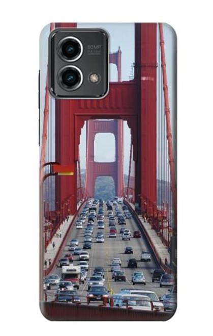 W2637 Golden Gate Bridge Hard Case and Leather Flip Case For Motorola Moto G Stylus 5G (2023)