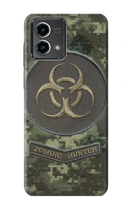 W3468 Biohazard Zombie Hunter Graphic Hard Case and Leather Flip Case For Motorola Moto G Stylus 5G (2023)