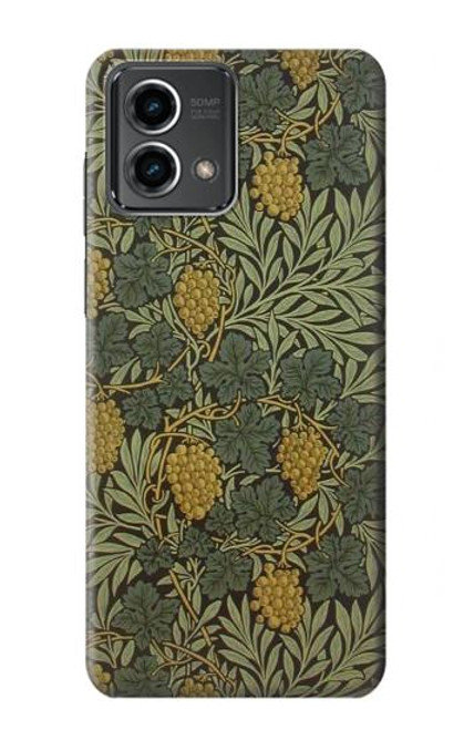 W3662 William Morris Vine Pattern Hard Case and Leather Flip Case For Motorola Moto G Stylus 5G (2023)