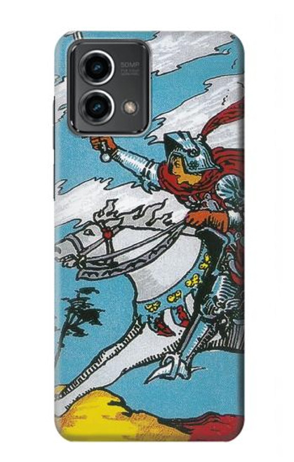 W3731 Tarot Card Knight of Swords Hard Case and Leather Flip Case For Motorola Moto G Stylus 5G (2023)