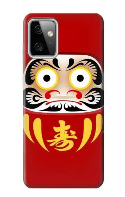 W3045 Japan Good Luck Daruma Doll Hard Case and Leather Flip Case For Motorola Moto G Power (2023) 5G