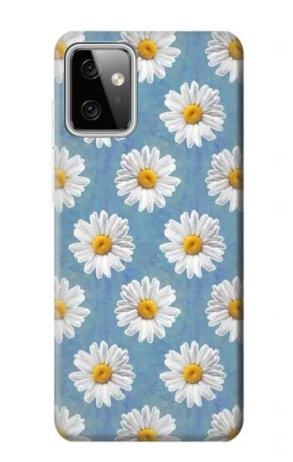 W3454 Floral Daisy Hard Case and Leather Flip Case For Motorola Moto G Power (2023) 5G