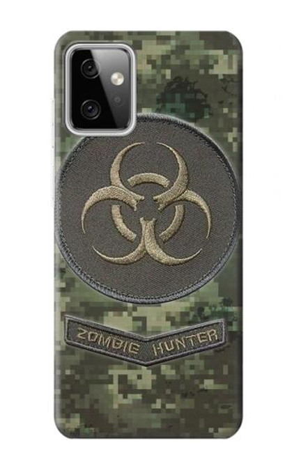 W3468 Biohazard Zombie Hunter Graphic Hard Case and Leather Flip Case For Motorola Moto G Power (2023) 5G