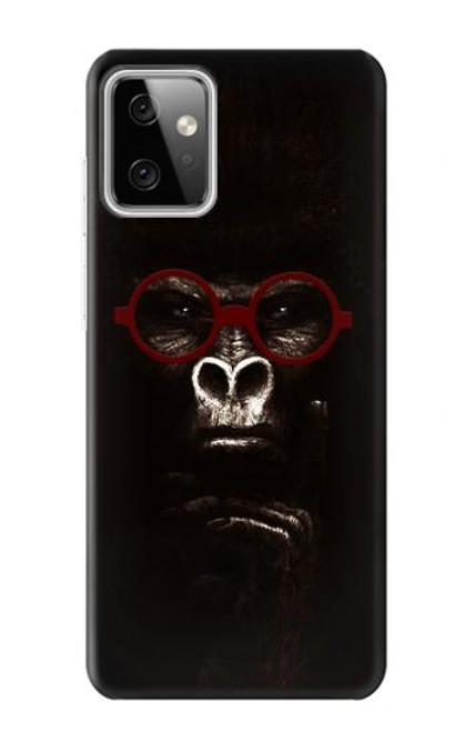 W3529 Thinking Gorilla Hard Case and Leather Flip Case For Motorola Moto G Power (2023) 5G