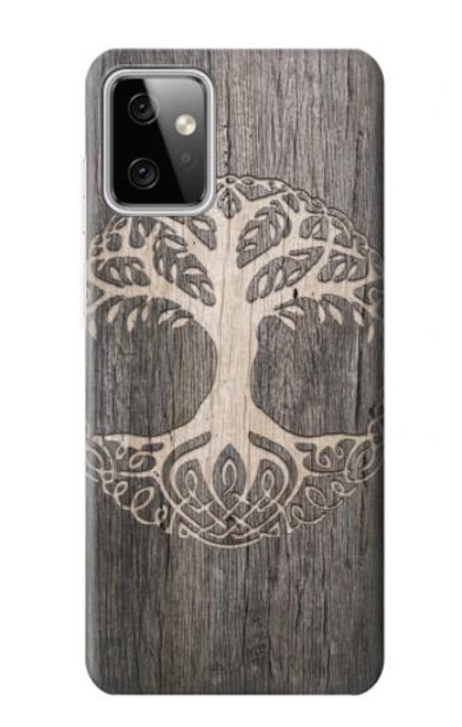 W3591 Viking Tree of Life Symbol Hard Case and Leather Flip Case For Motorola Moto G Power (2023) 5G