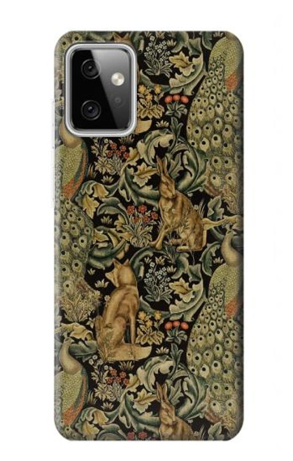 W3661 William Morris Forest Velvet Hard Case and Leather Flip Case For Motorola Moto G Power (2023) 5G