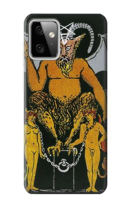 W3740 Tarot Card The Devil Hard Case and Leather Flip Case For Motorola Moto G Power (2023) 5G