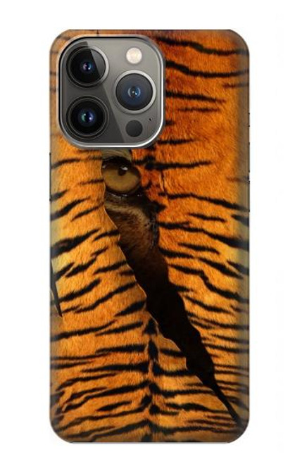 W3951 Tiger Eye Tear Marks Hard Case and Leather Flip Case For iPhone 14 Pro Max